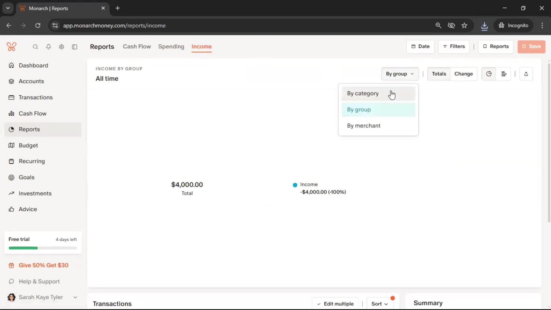 General browsing screenshot