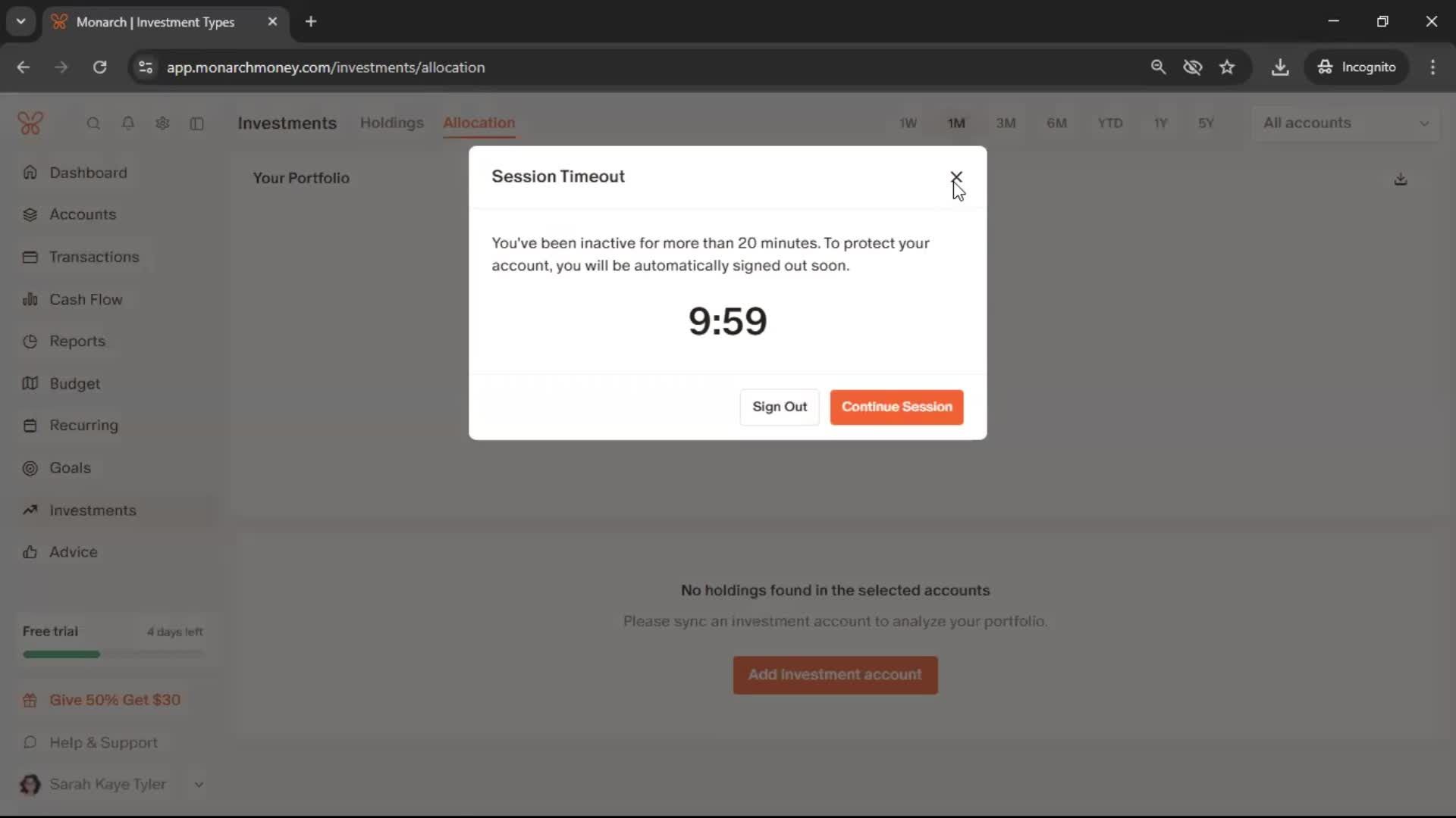 General browsing screenshot
