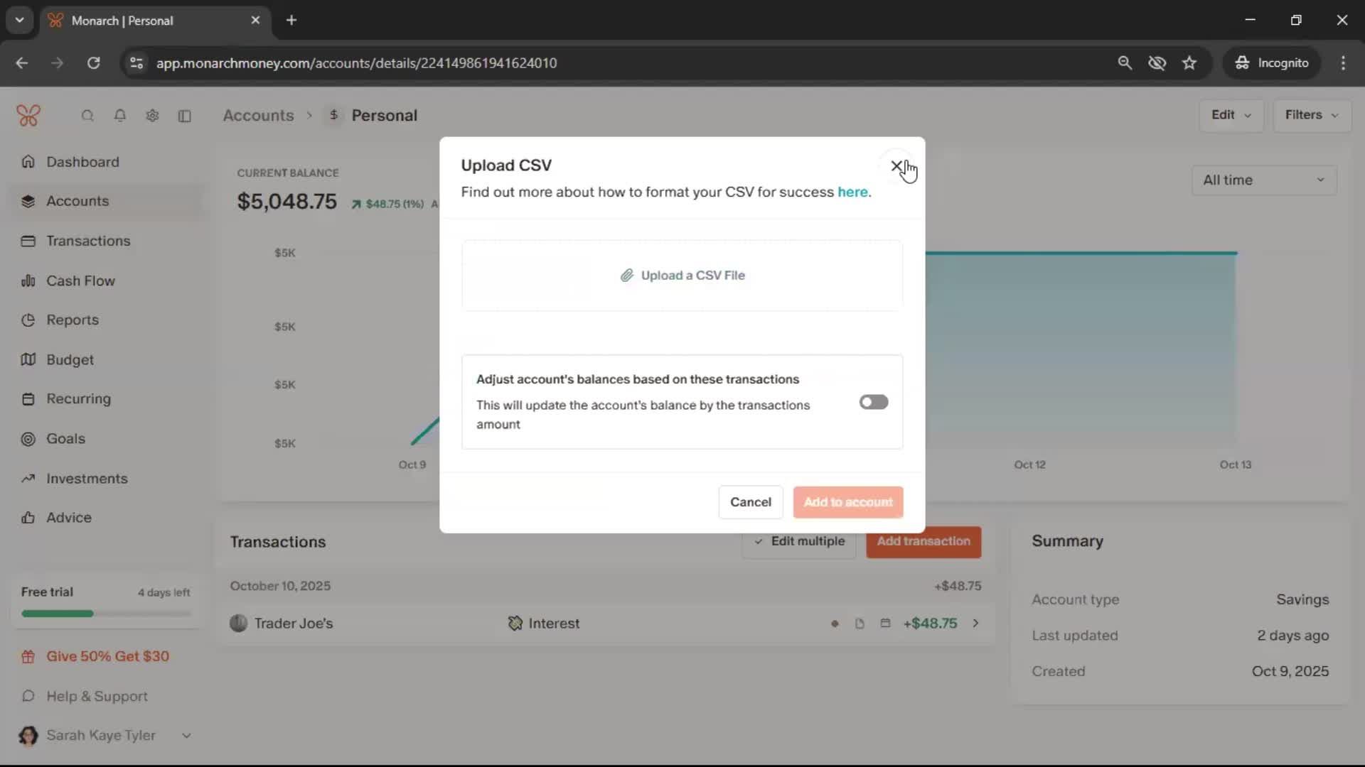 General browsing screenshot