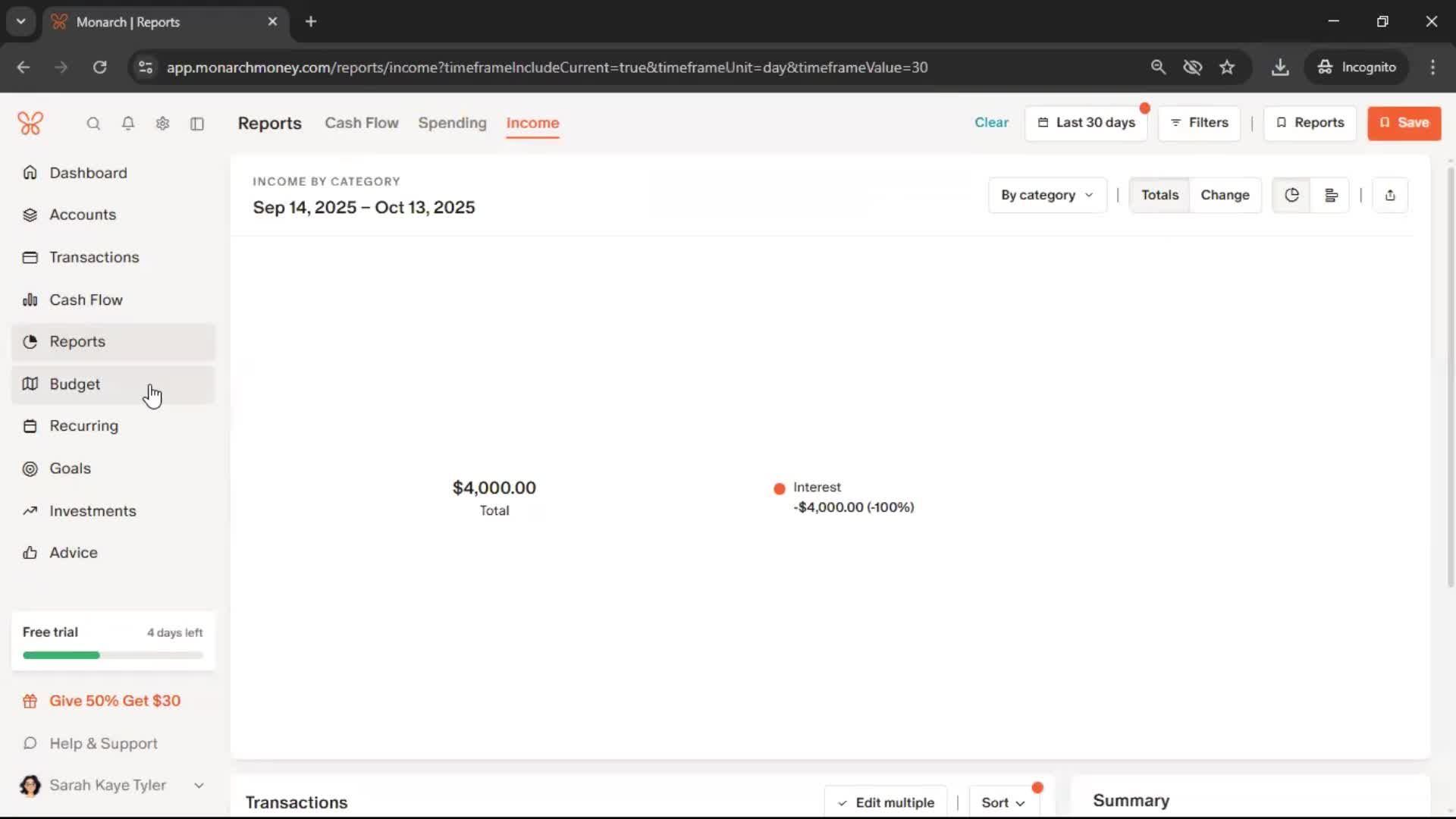 General browsing screenshot