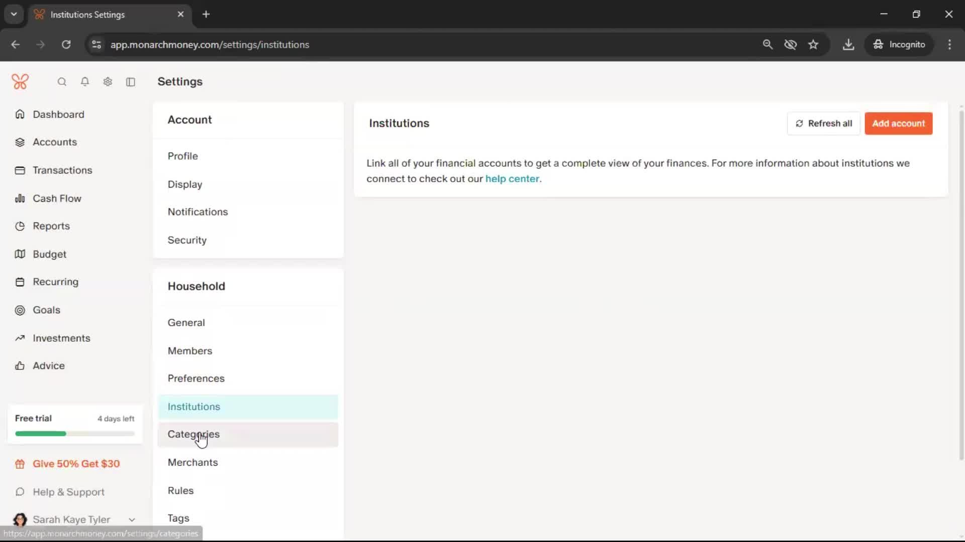 General browsing screenshot