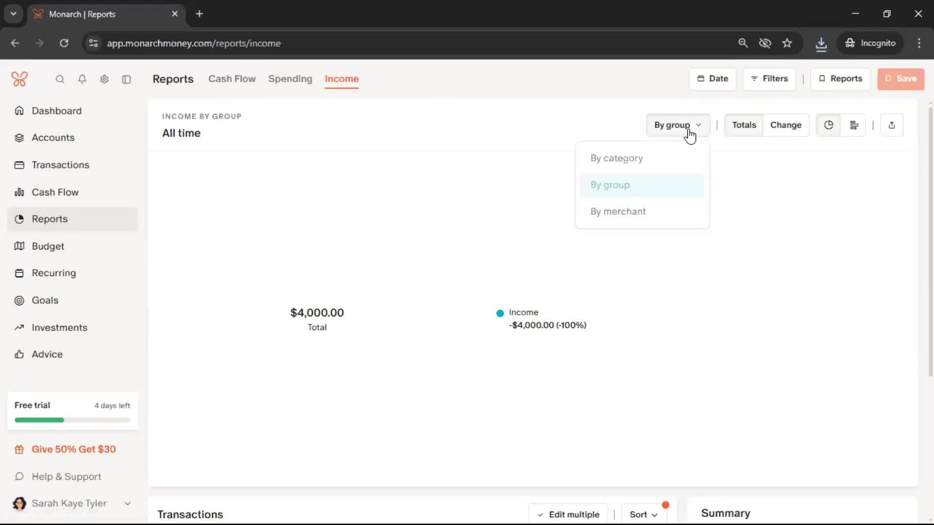 General browsing screenshot
