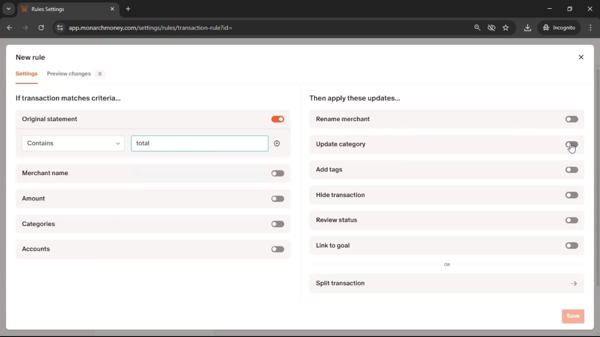 General browsing screenshot