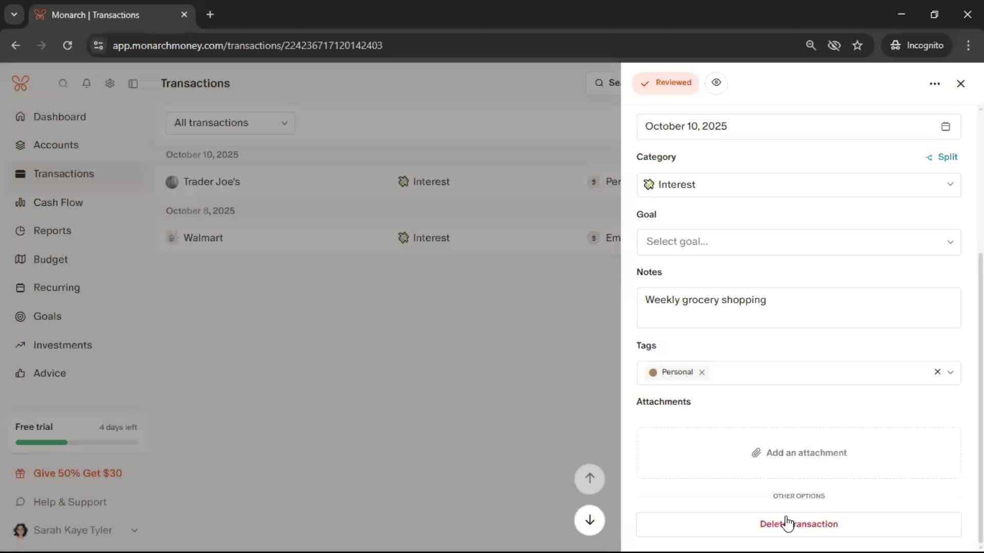 General browsing screenshot