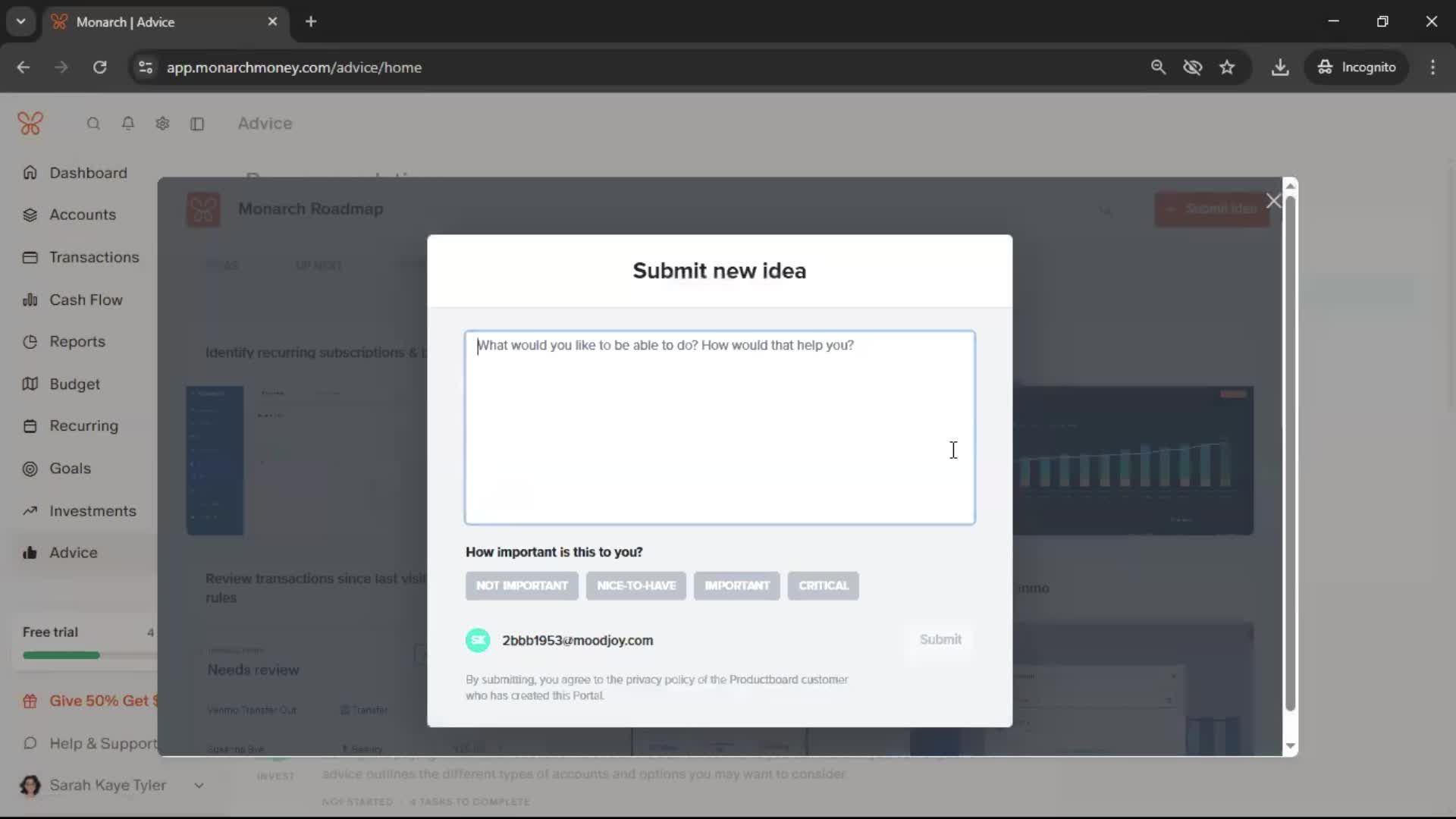 General browsing screenshot