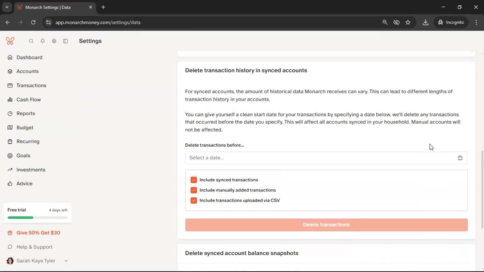 General browsing screenshot