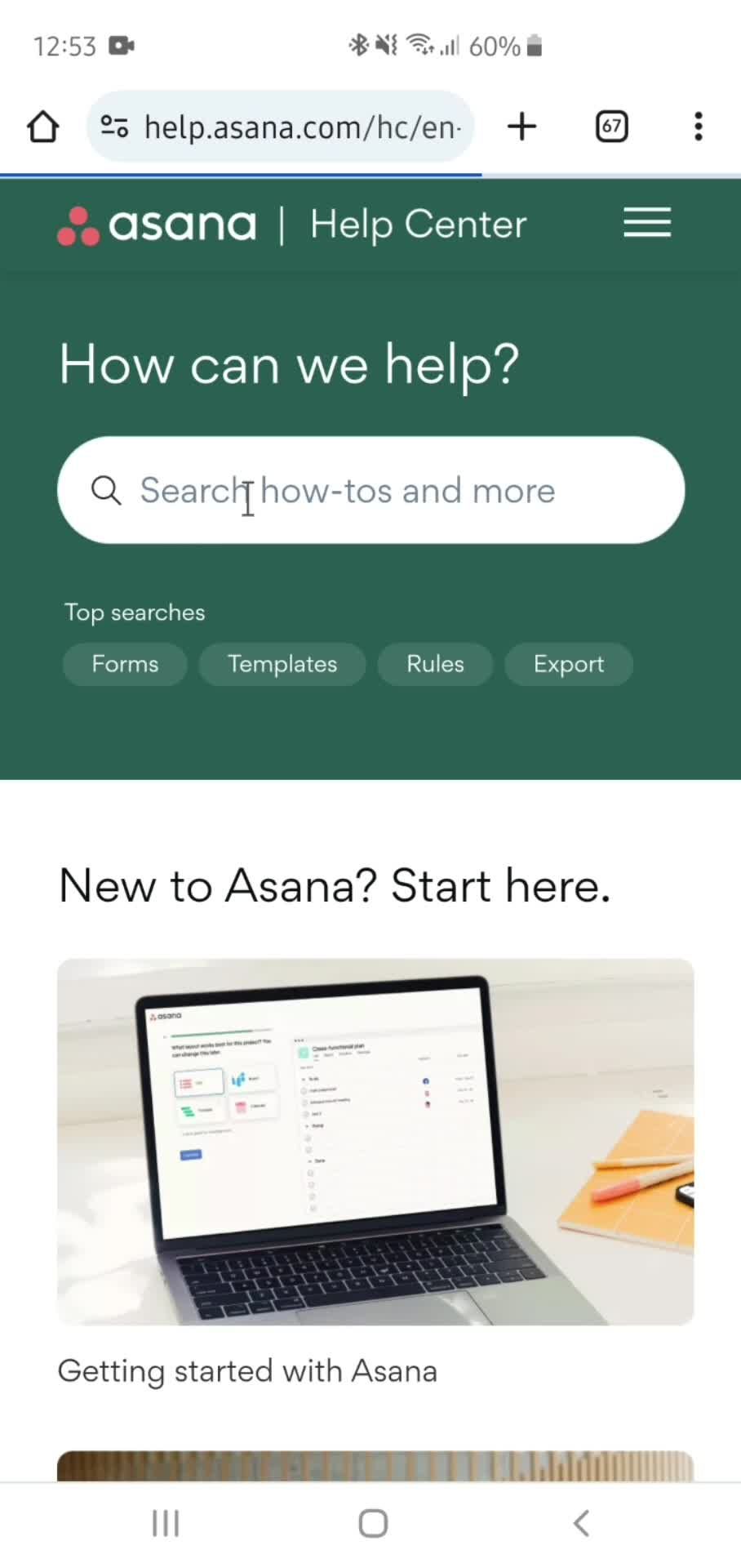 Help center on Asana video thumbnail