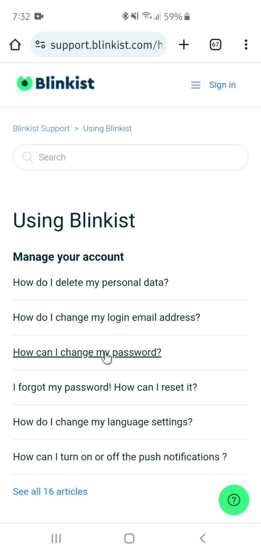 Help center on Blinkist video thumbnail