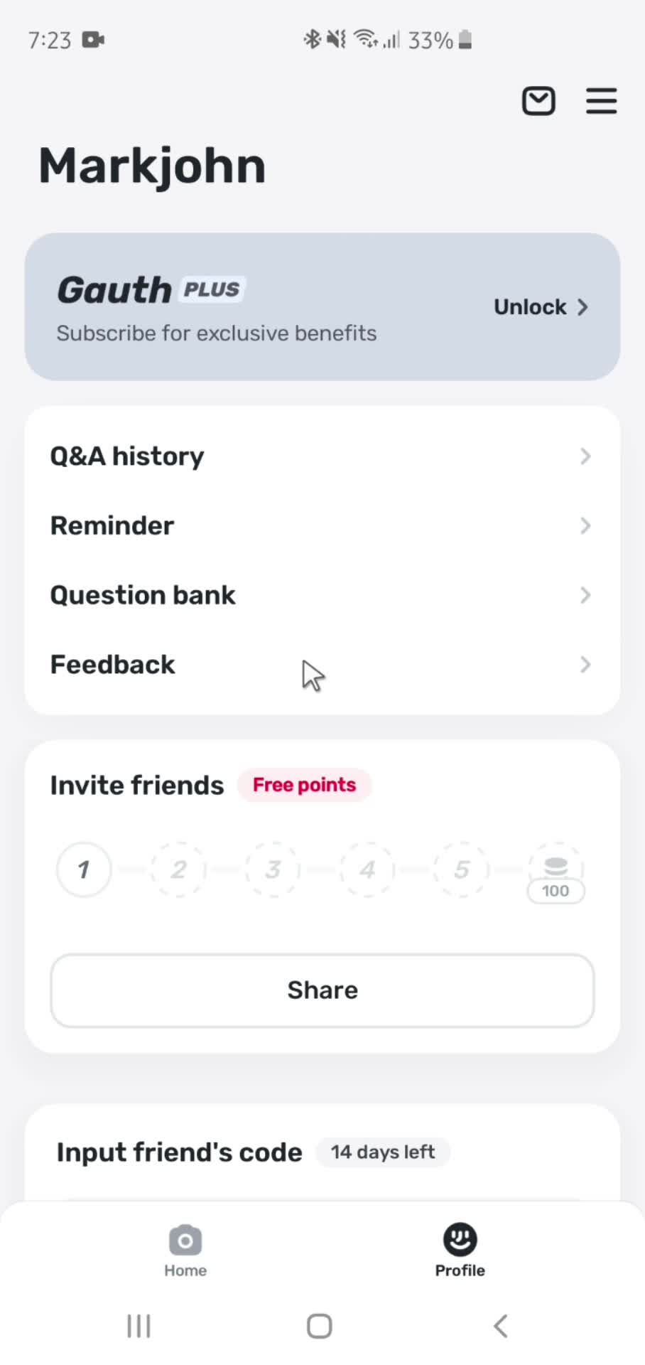 Help center screenshot