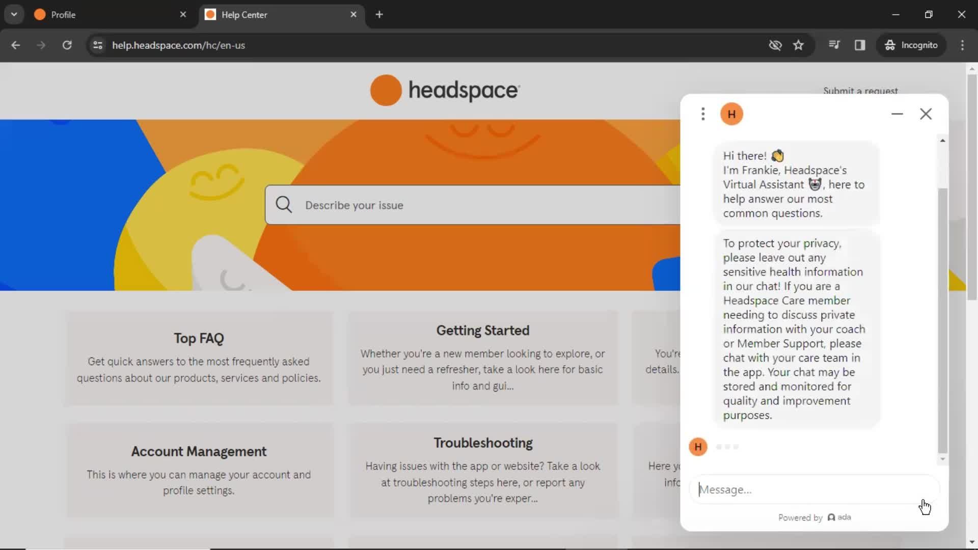 Help center on Headspace video thumbnail