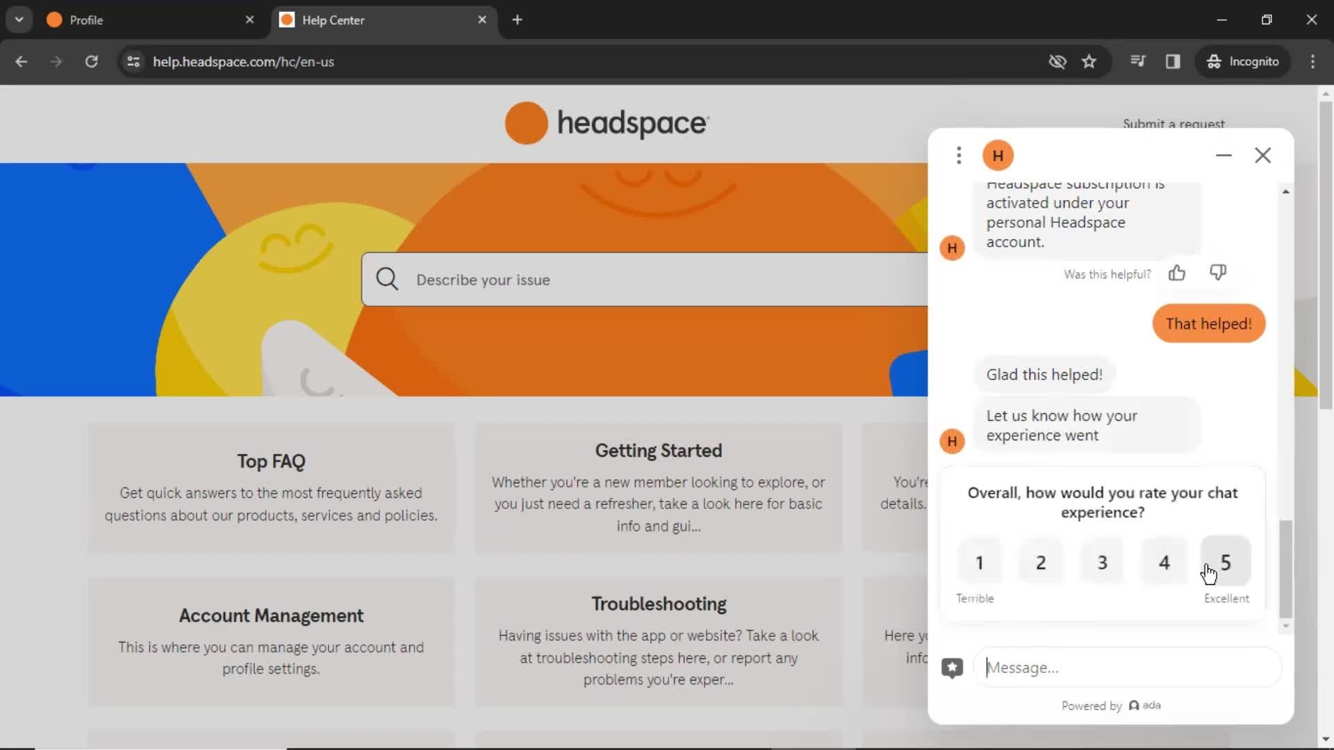 Help center on Headspace video thumbnail