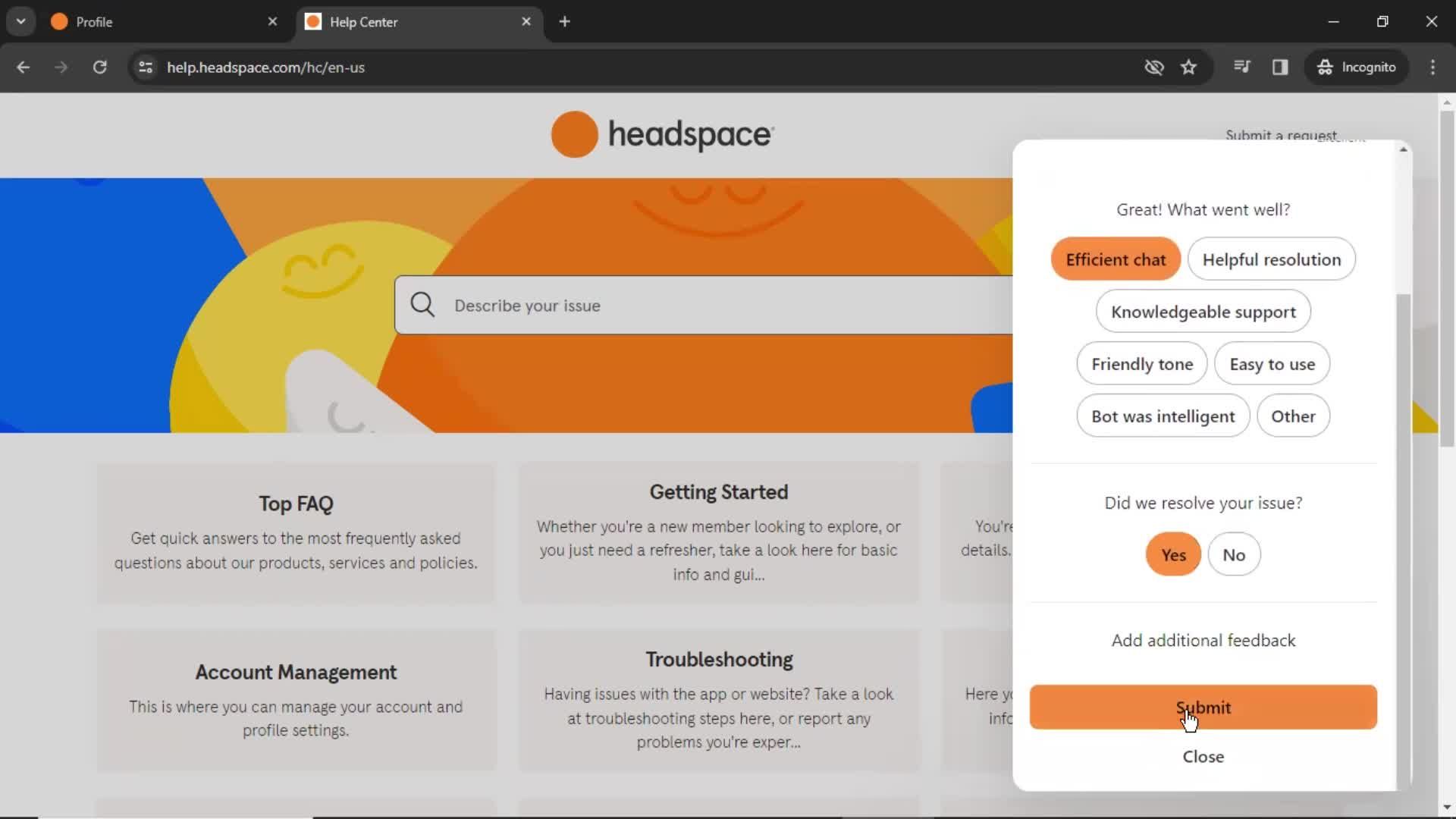 Help center on Headspace video thumbnail