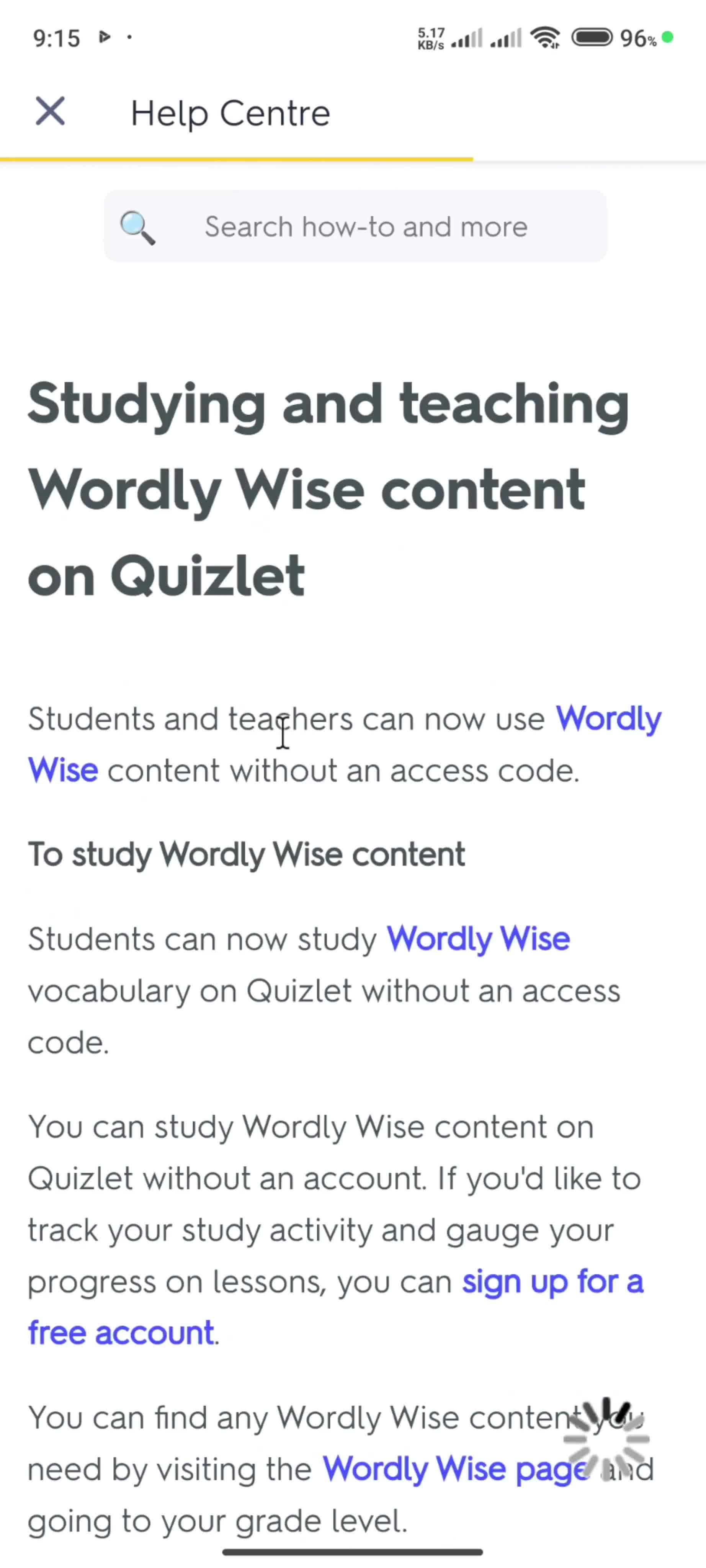 Help center on Quizlet video thumbnail