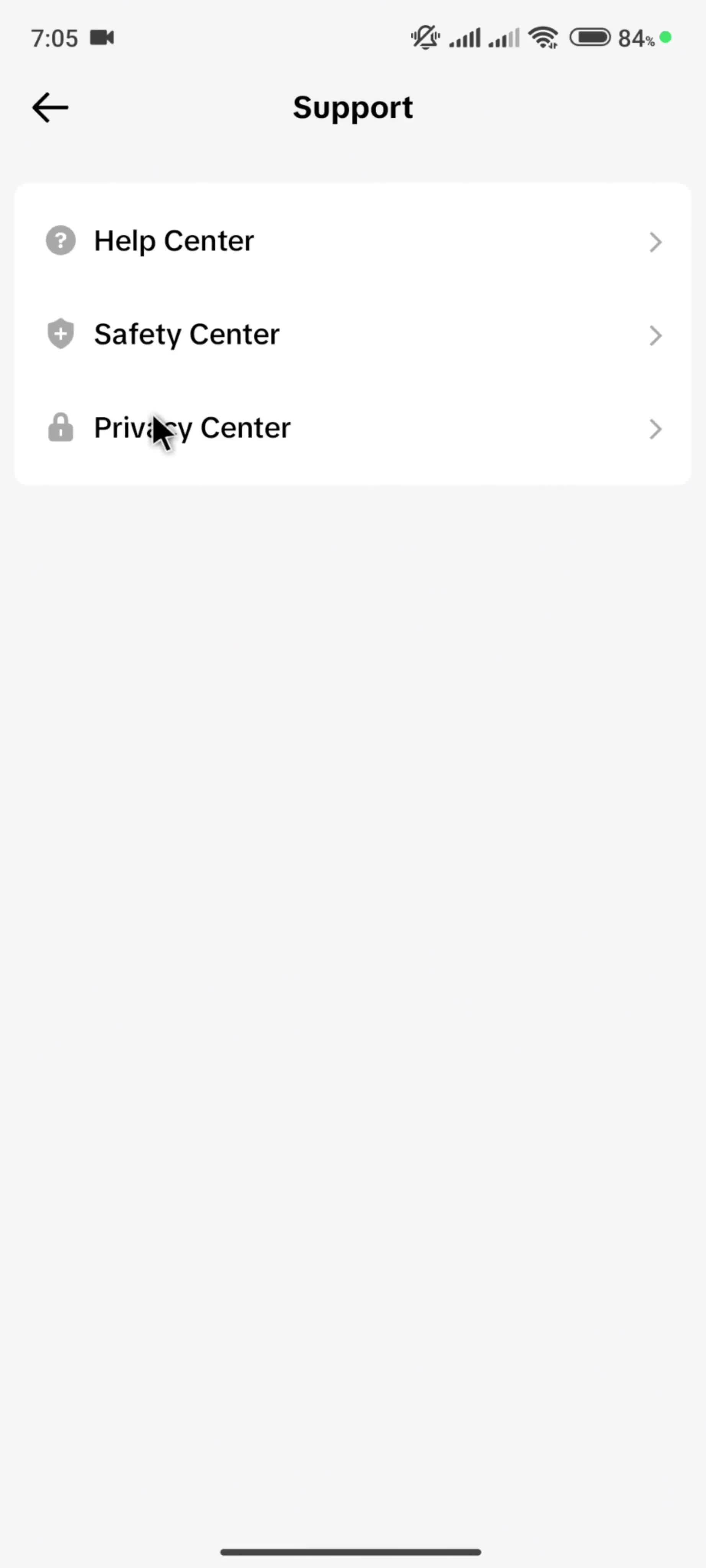 Help center on TikTok video thumbnail