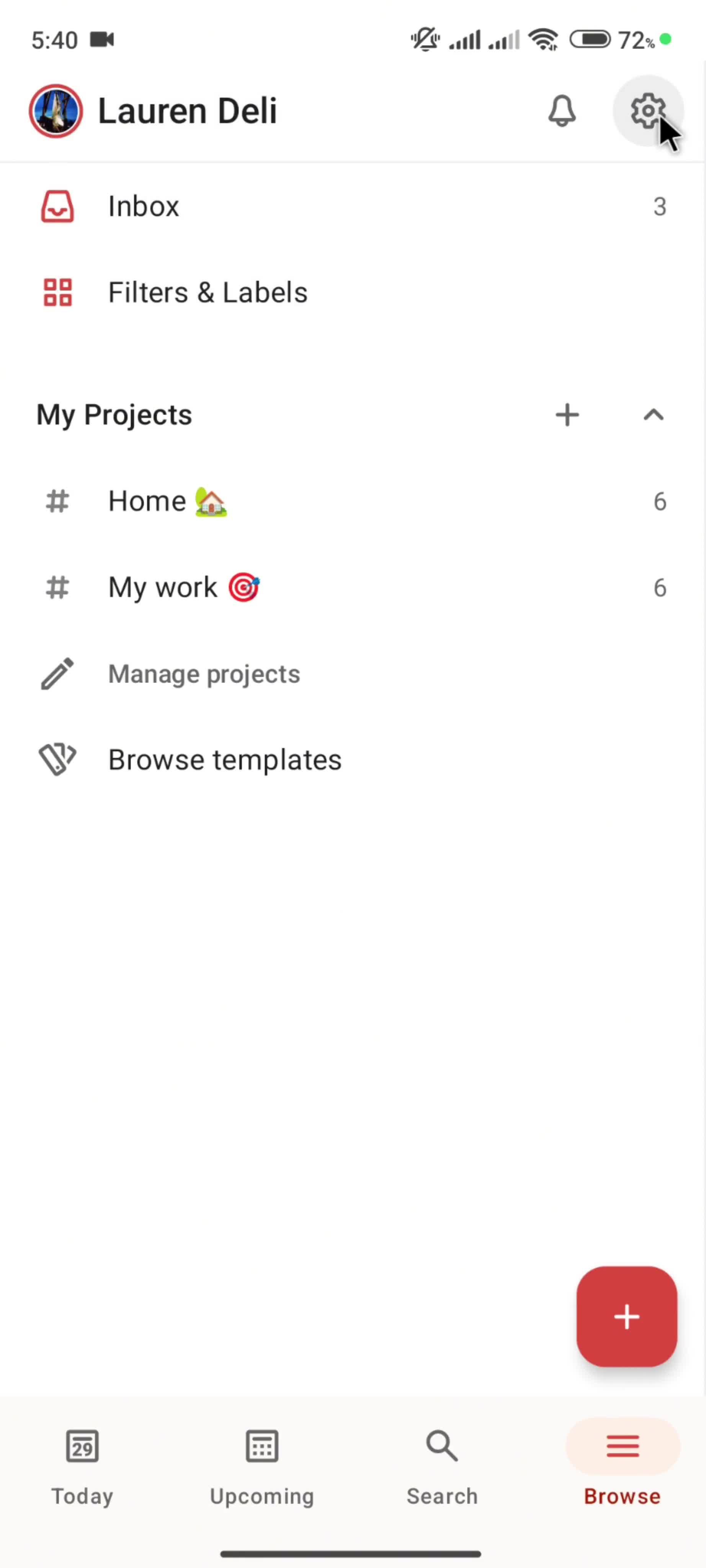 Help center screenshot