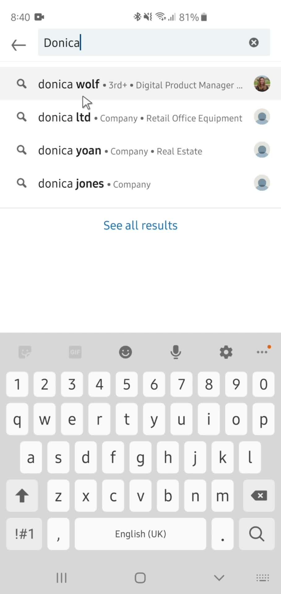 Commenting screenshot