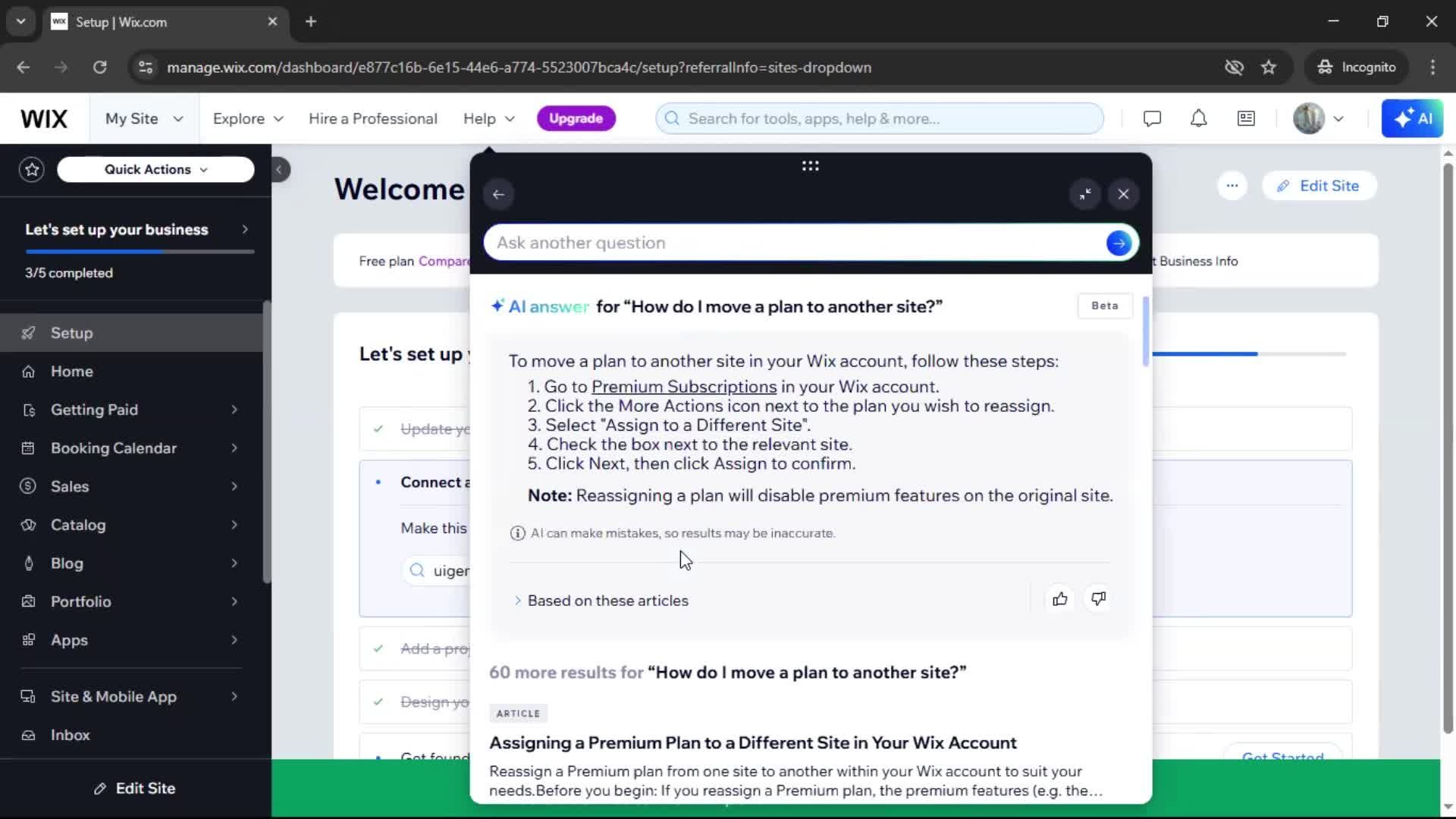 Help center on Wix video thumbnail
