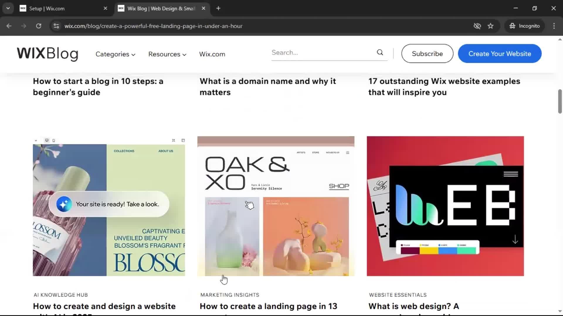 Help center screenshot