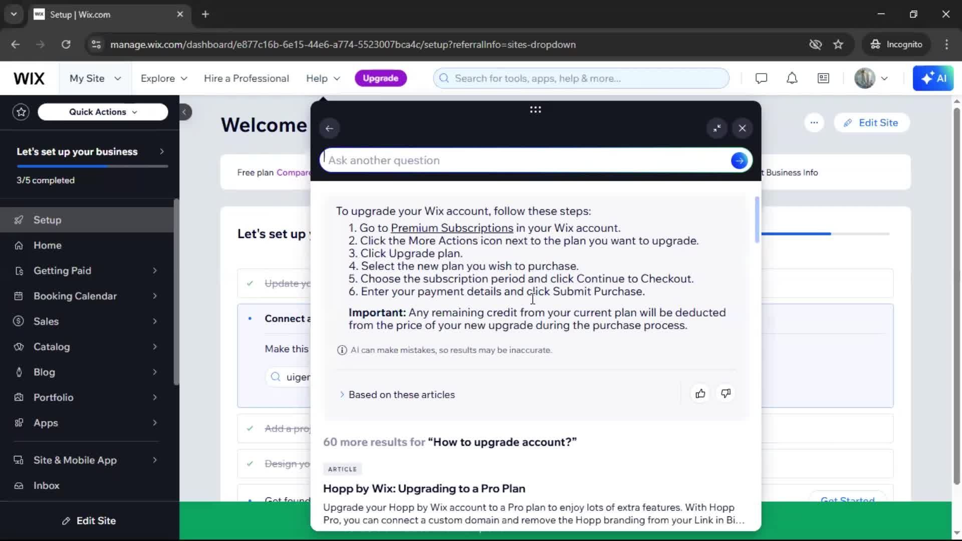 Help center on Wix video thumbnail