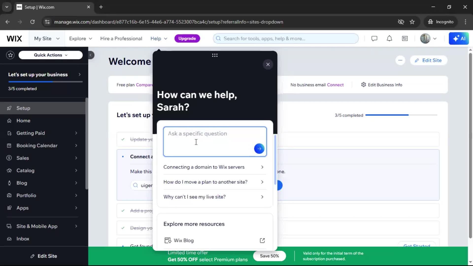 Help center on Wix video thumbnail