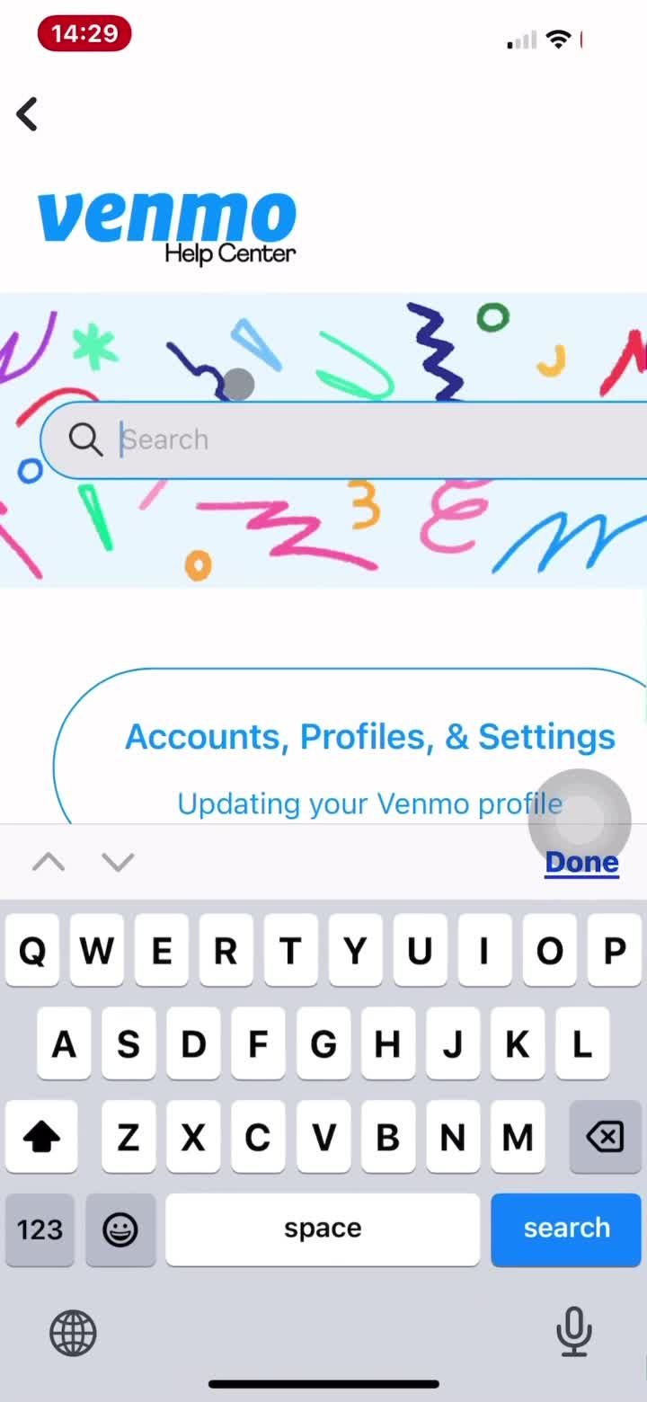 Help center on Venmo video thumbnail