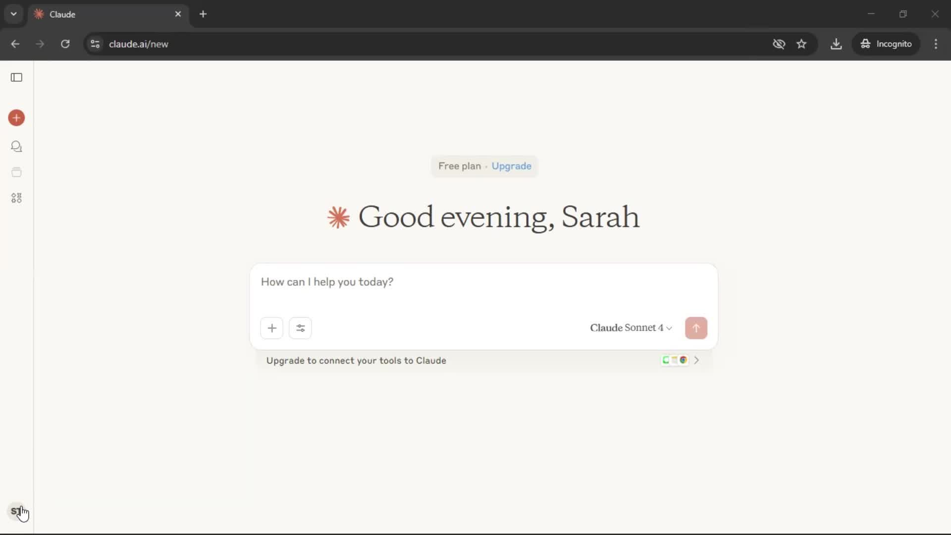 Help center screenshot