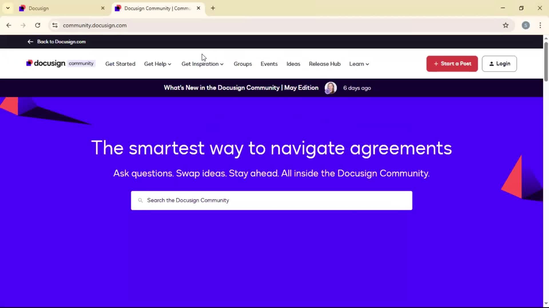 Help center on Docusign video thumbnail