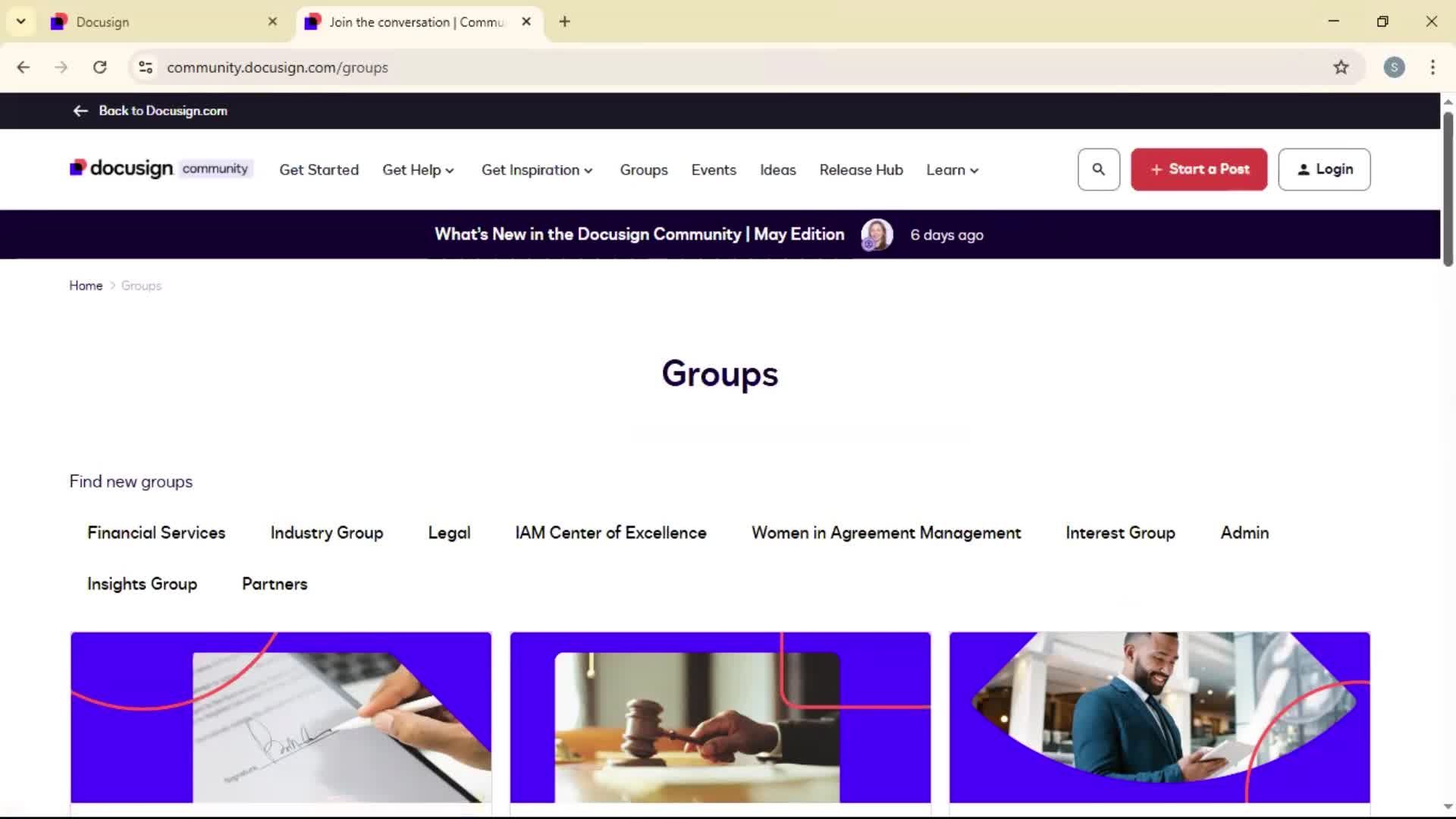 Help center on Docusign video thumbnail