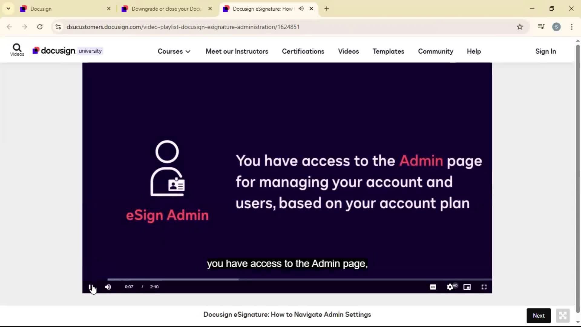 Help center screenshot