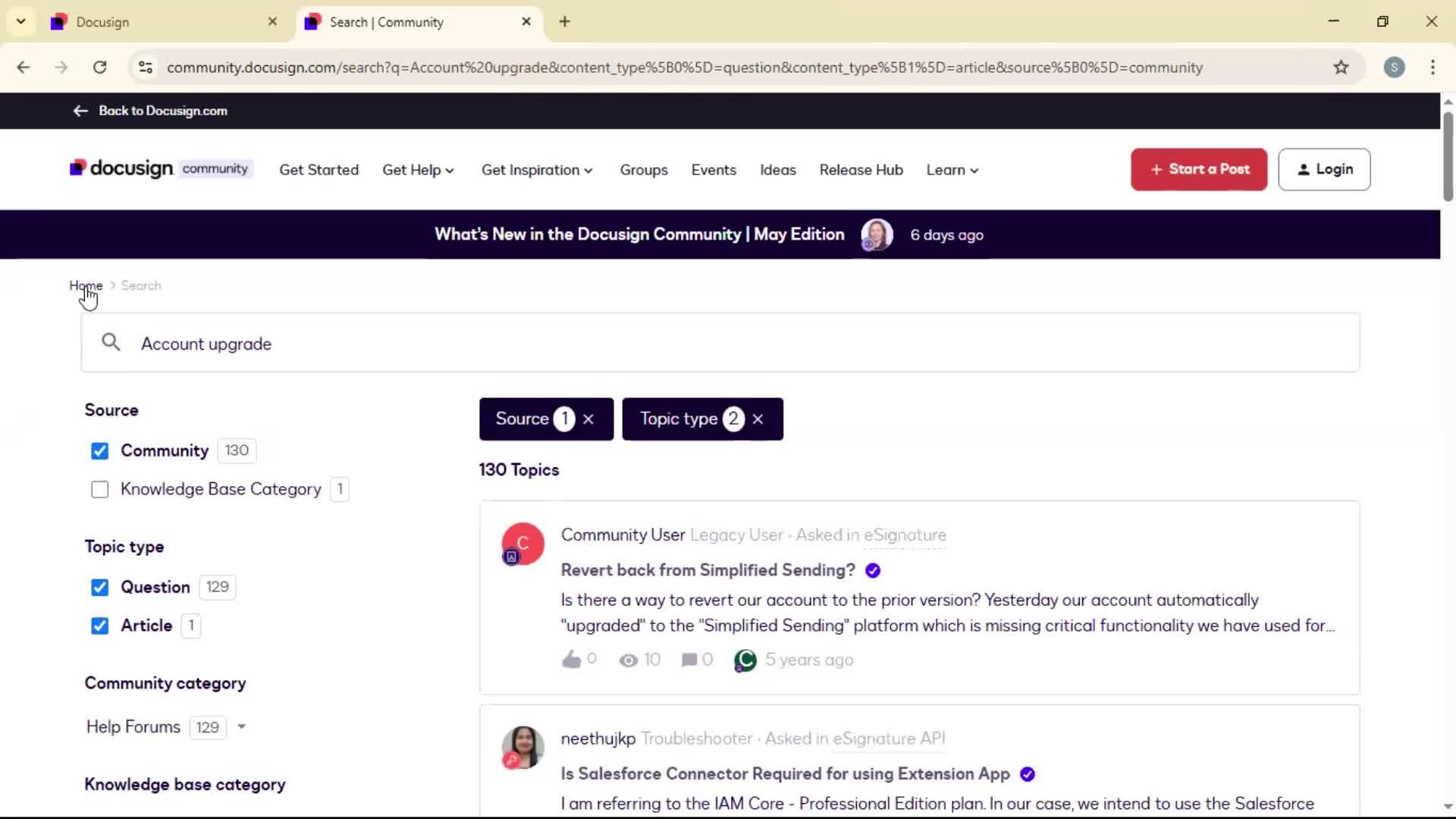 Help center screenshot