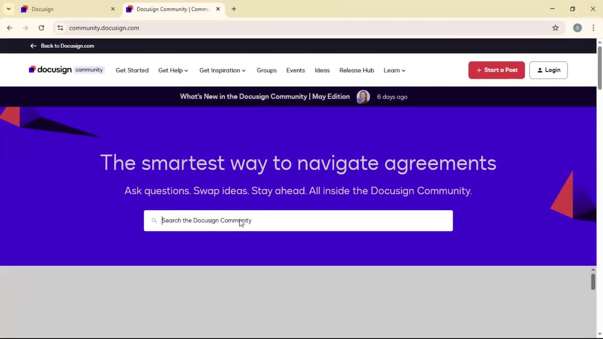 Help center on Docusign video thumbnail