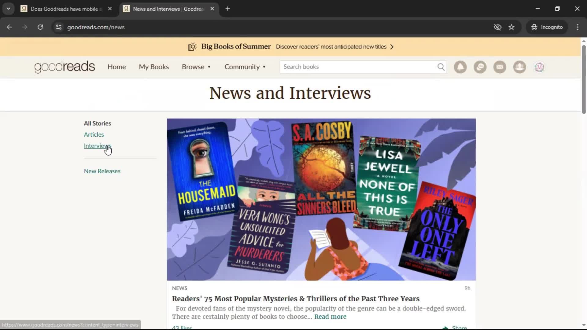 Help center screenshot