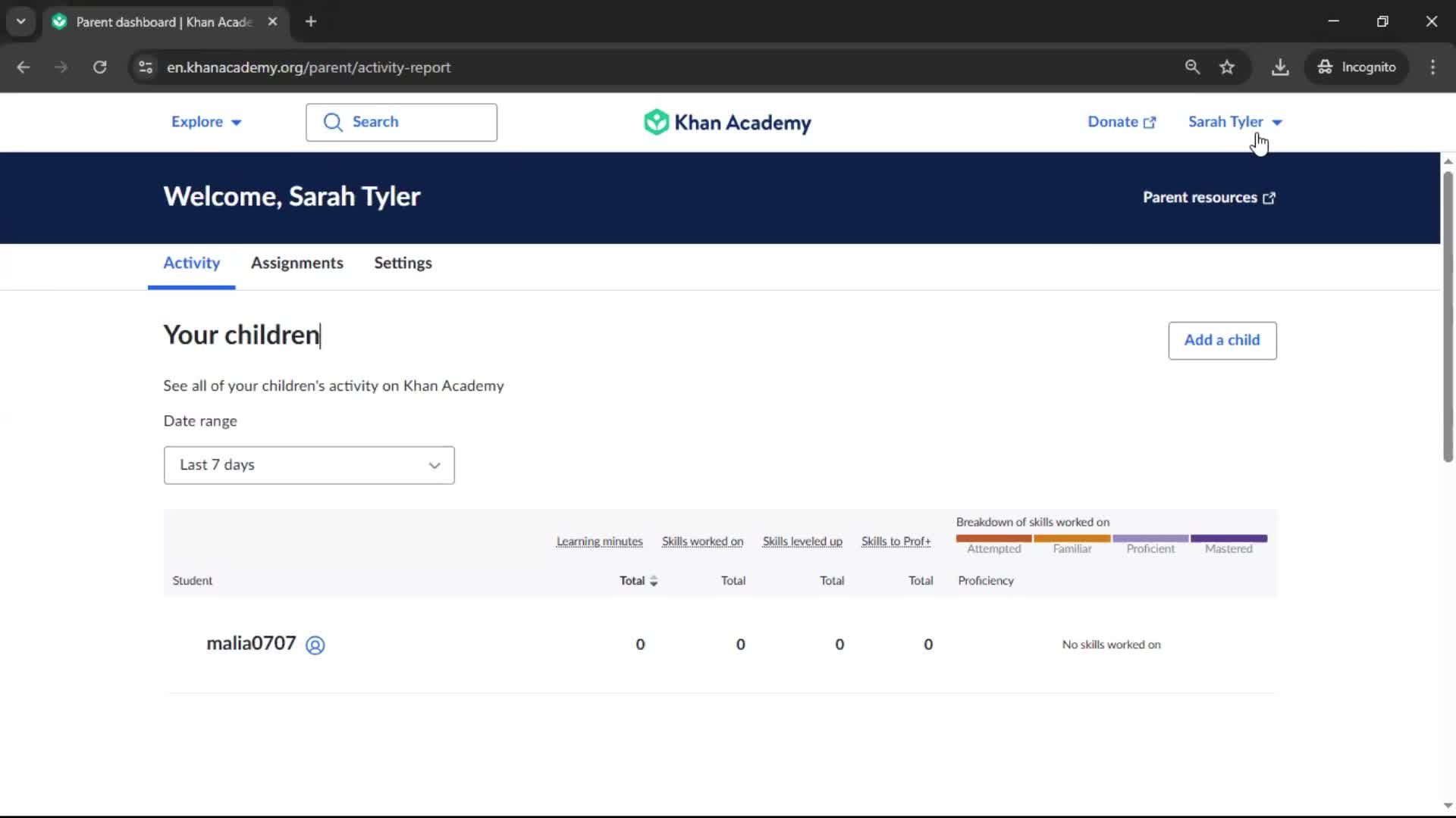 Help center screenshot
