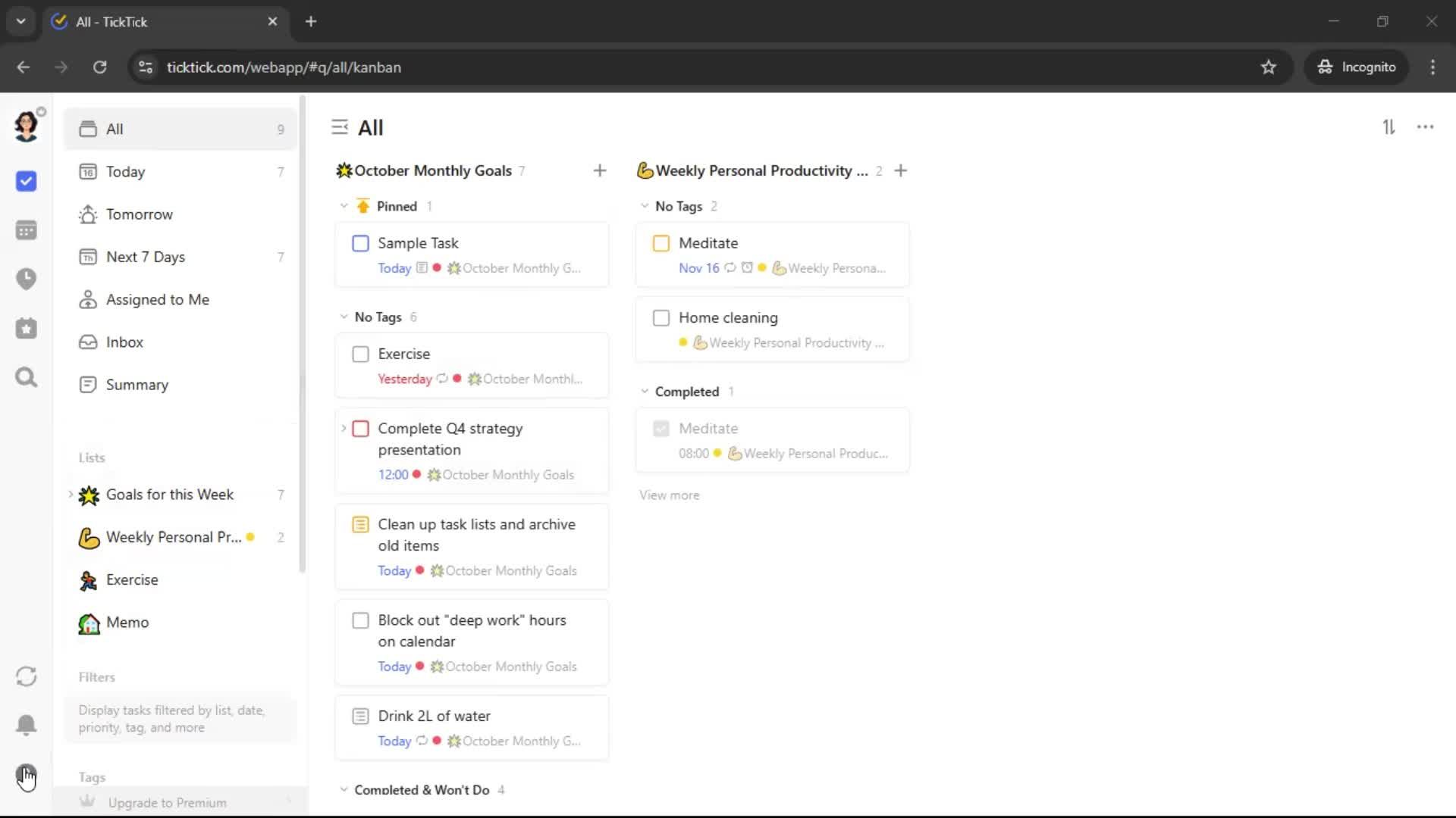 Help center screenshot