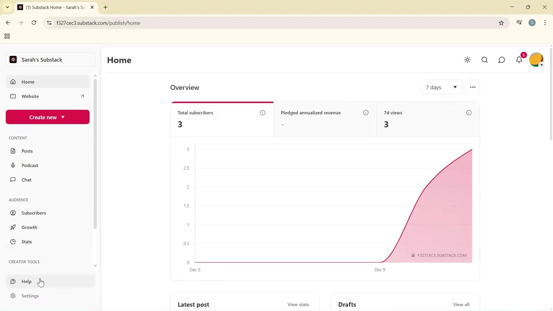 Help center screenshot