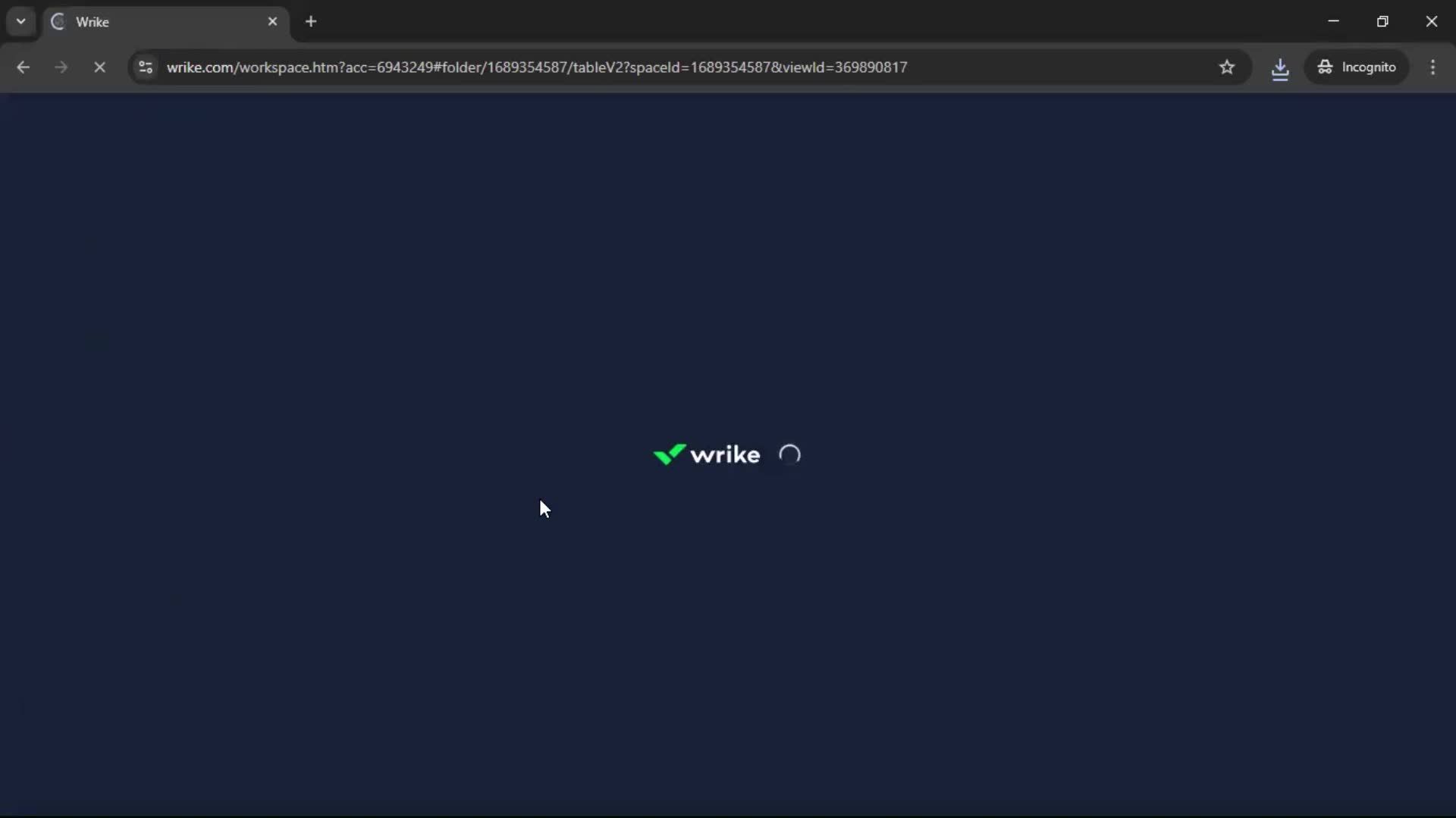 Importing data screenshot