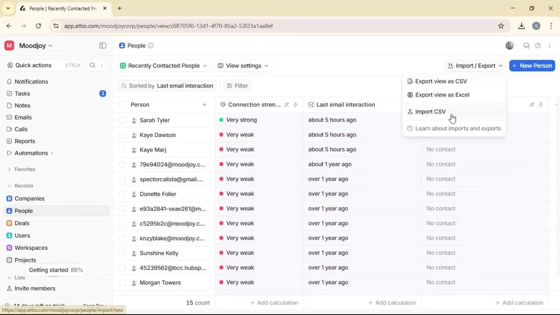 Importing data on Attio video thumbnail