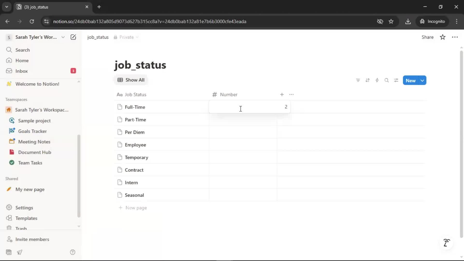 Importing screenshot