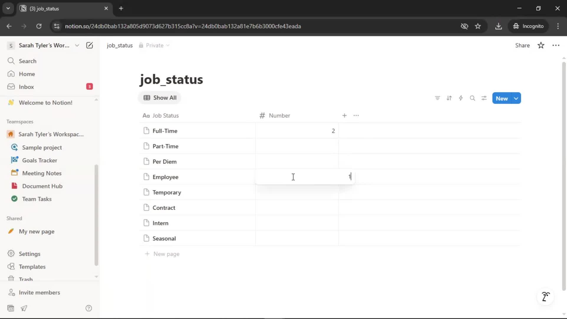 Importing screenshot