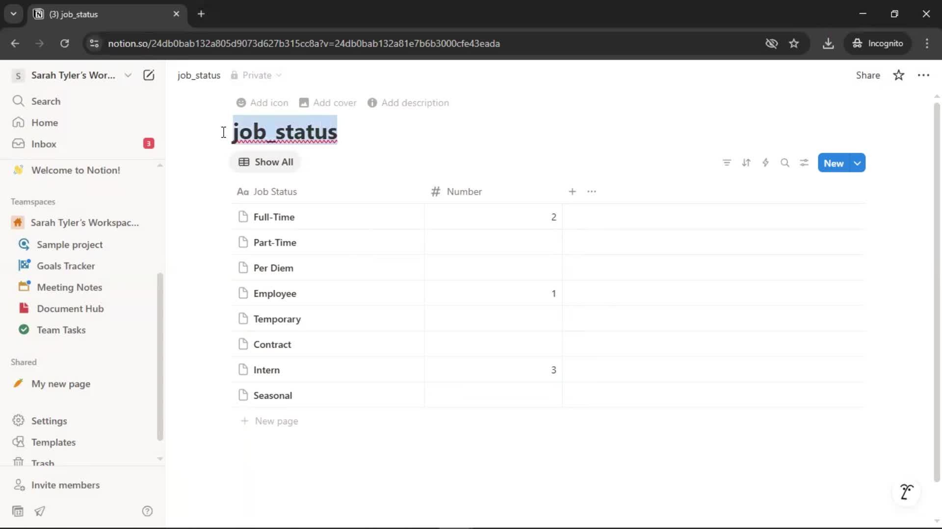Importing screenshot