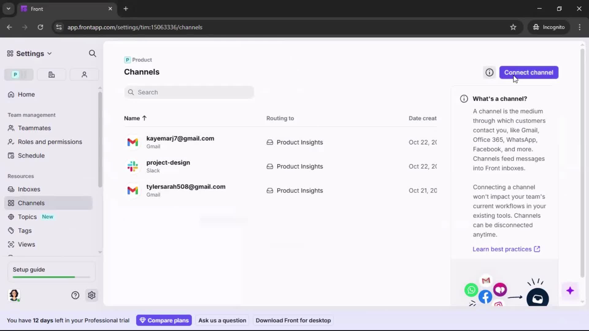 Installing a widget screenshot