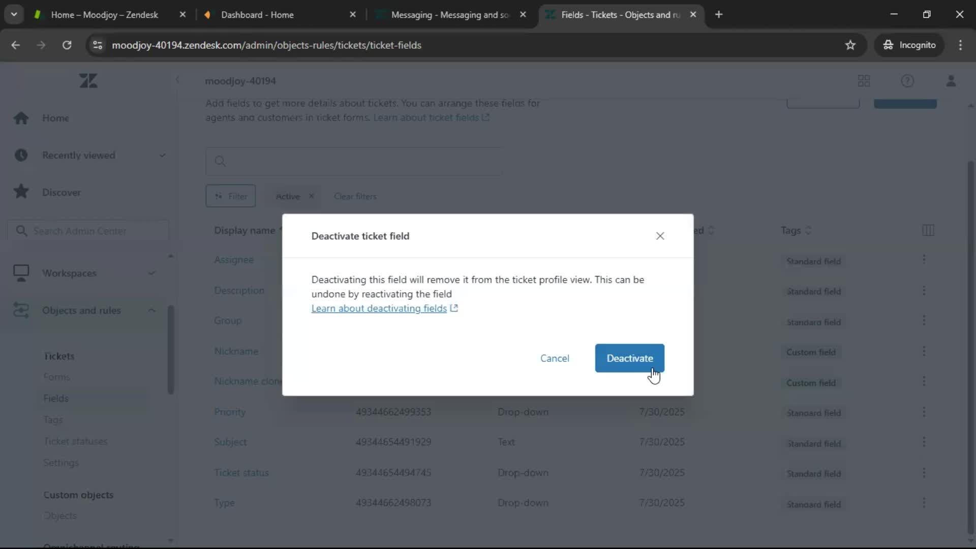 Installing a widget screenshot