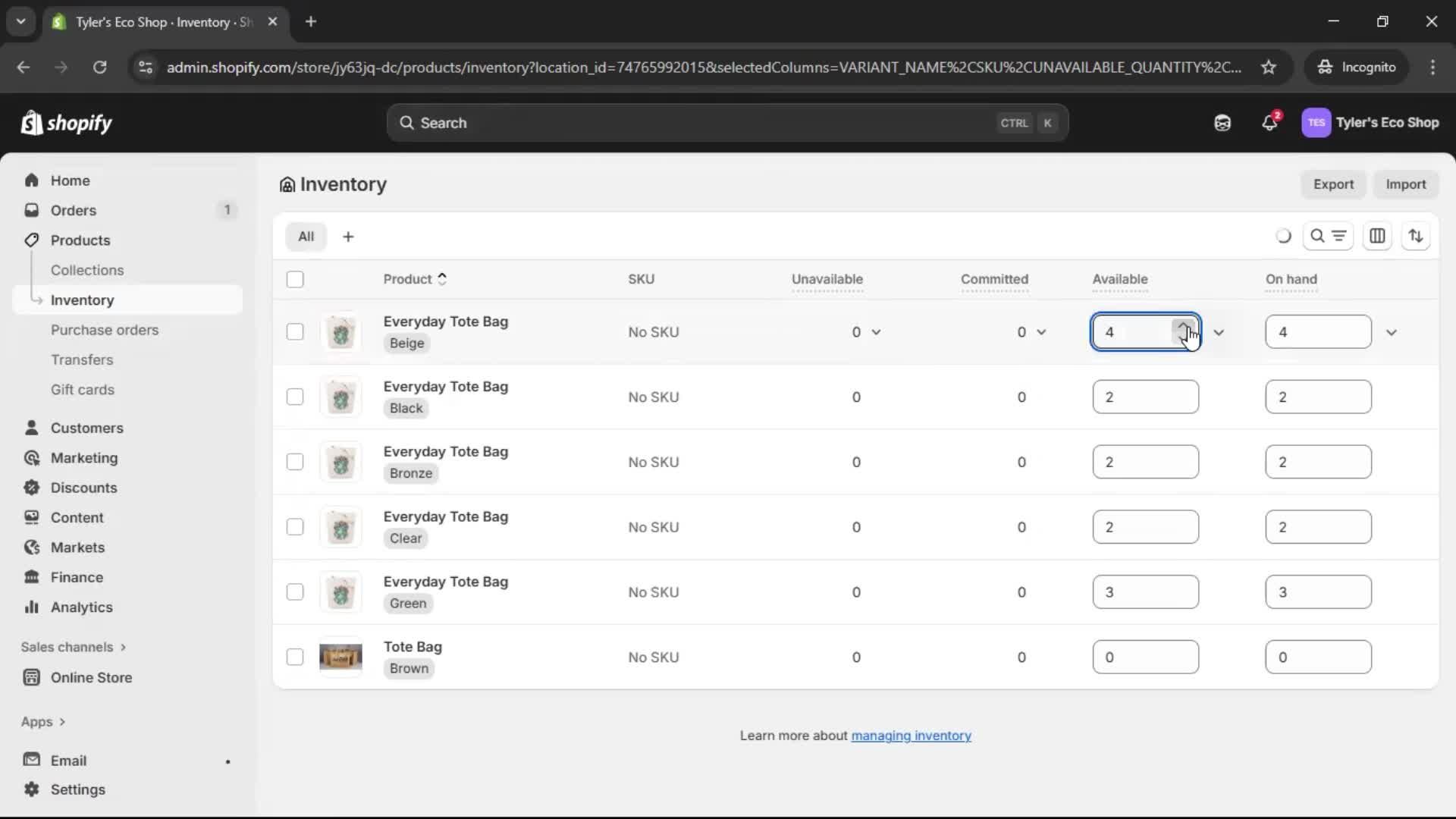Inventory Management on Shopify video thumbnail
