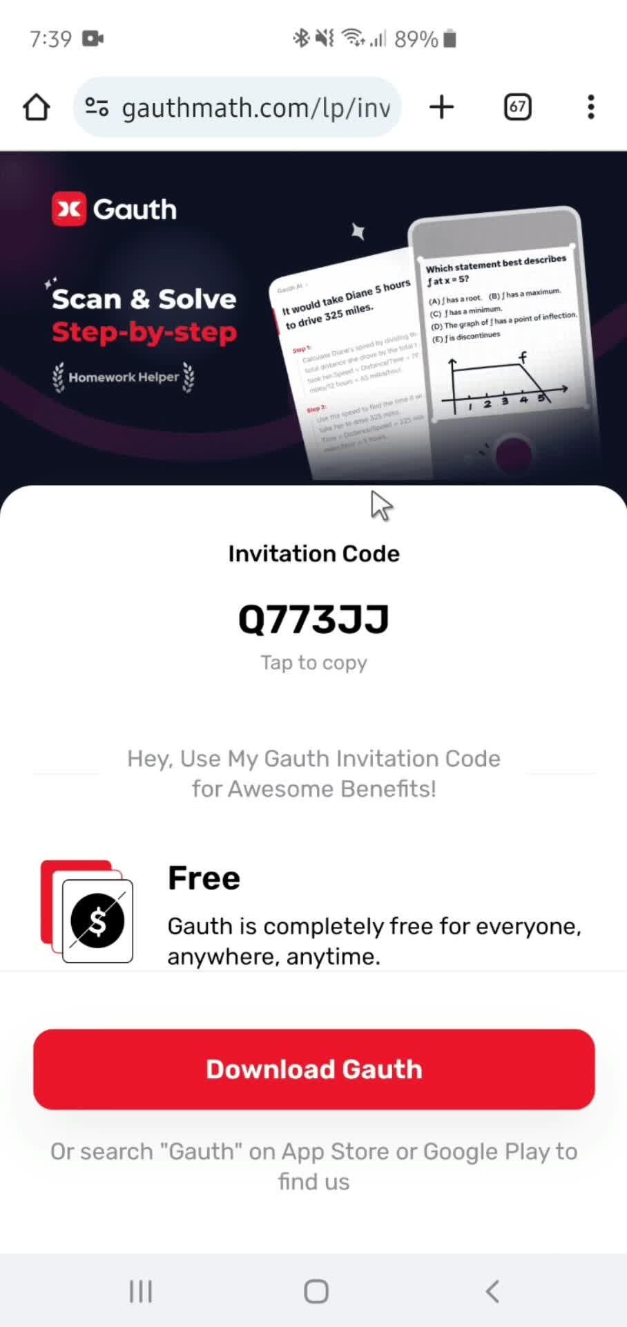 Inviting people screenshot