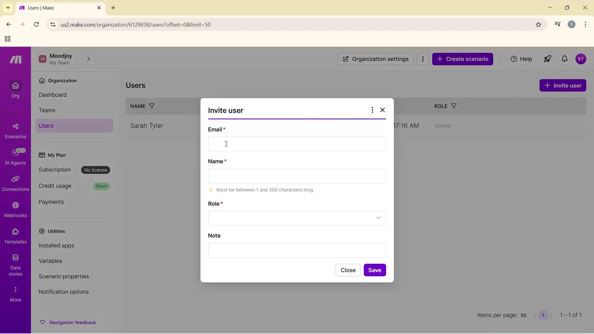 Inviting people on Make.com video thumbnail