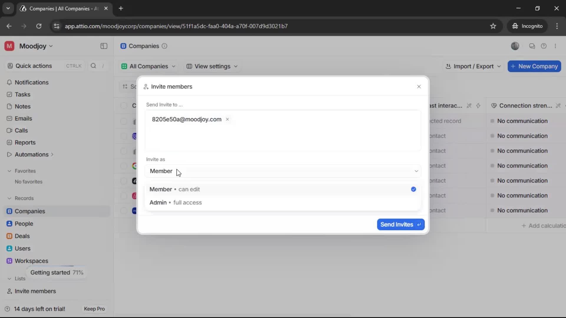 Inviting people on Attio video thumbnail