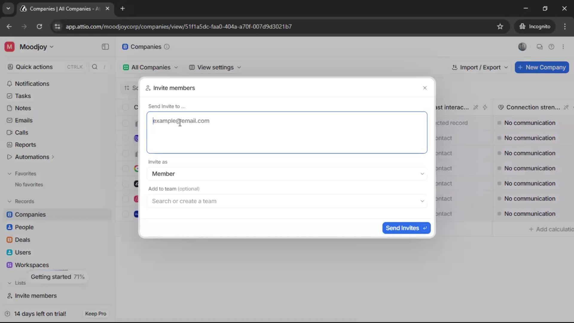 Inviting people on Attio video thumbnail