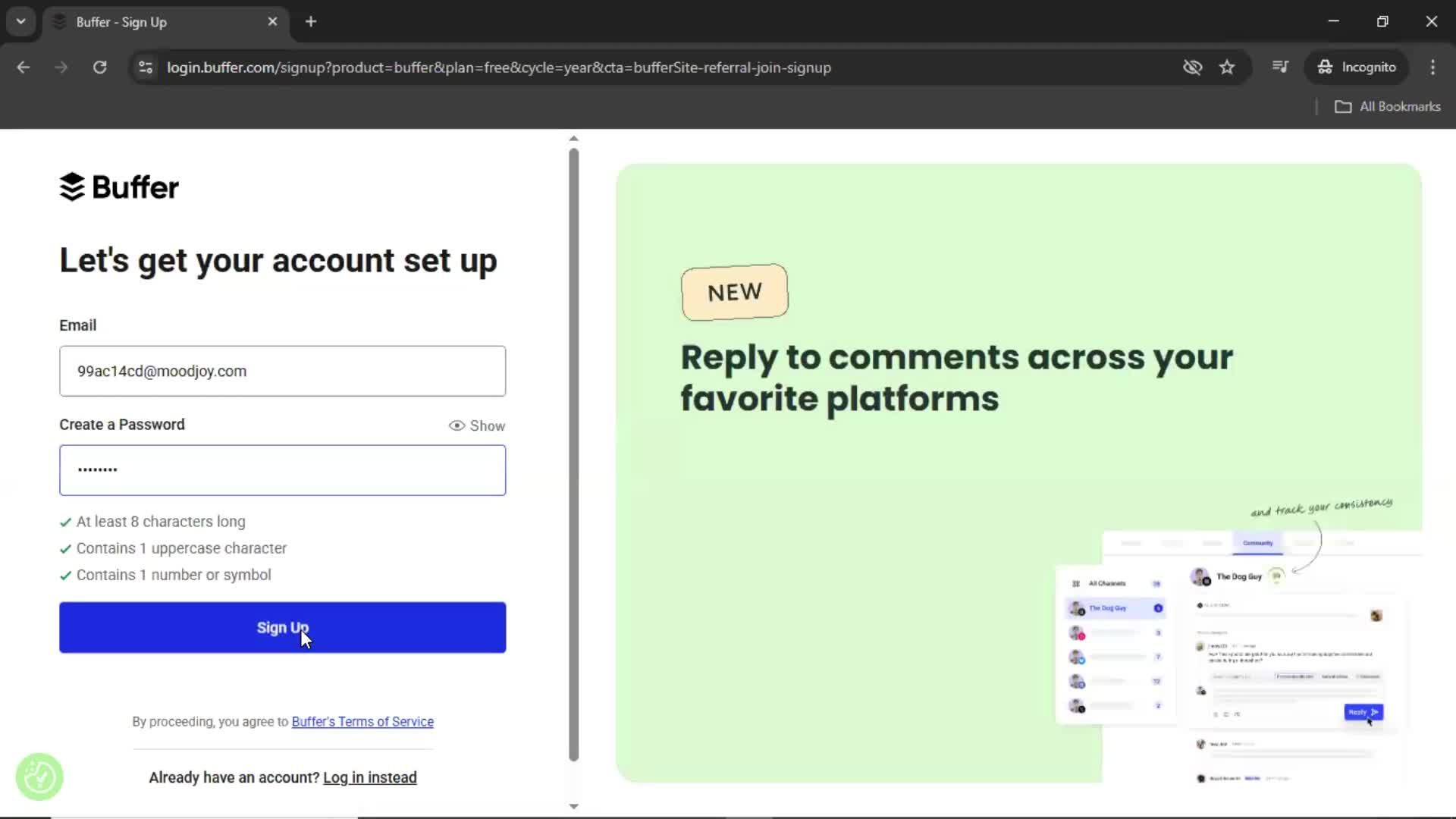 Inviting people screenshot