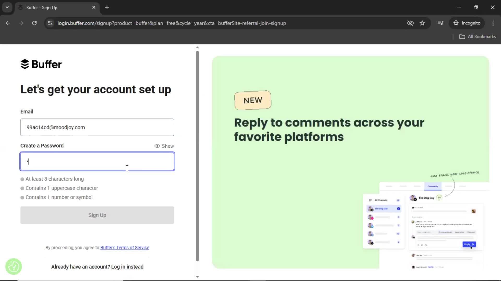 Inviting people screenshot