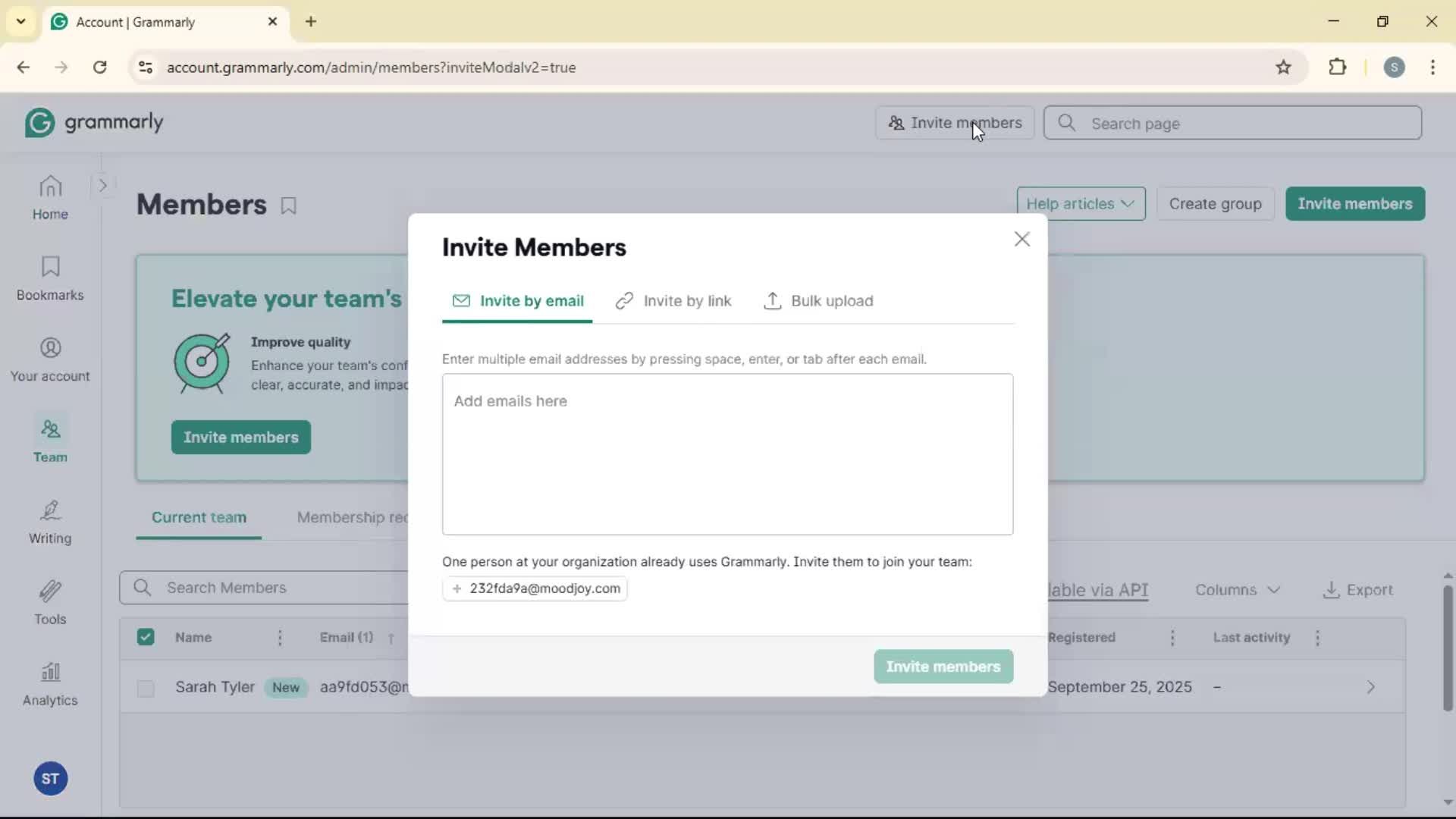 Inviting people on Grammarly video thumbnail